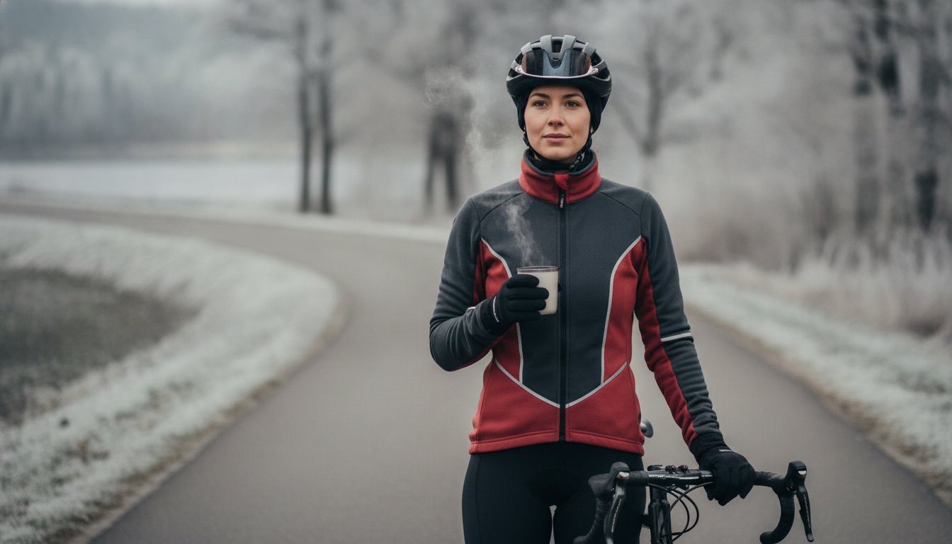 Windproof Women’s Winter Cycling Jacket: Warm & Reflective