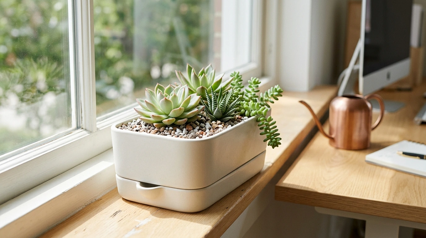 Self-Watering Succulent Planter Tips for Indoor Care